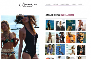 Jenna de Rosnay - Vente en ligne de maillots de bain - developpeur back-office ajax