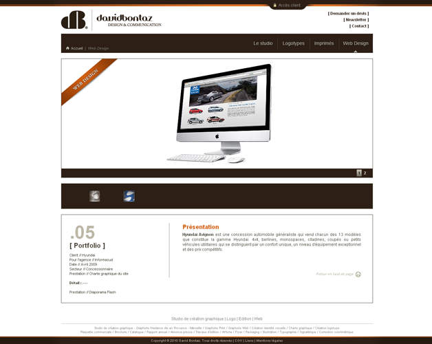 Page référence web design