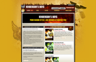 Casterman - Cherub + Henderson's Boys - developpeur site internet freelance