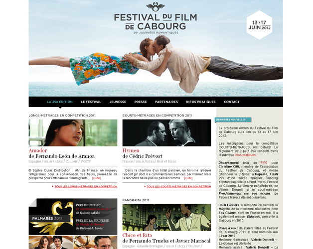 Homepage, édition 2012